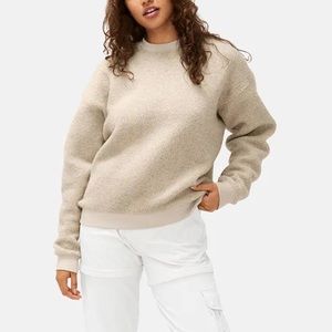 Outdoor Voices Oatmeal mega fleece pullover